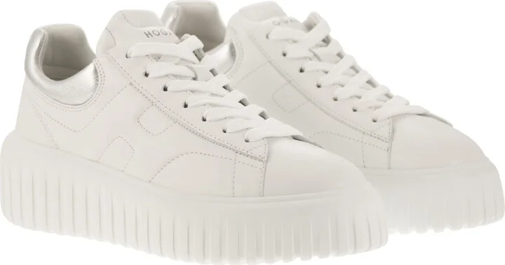 H-stripes Leather Trainers - Image 4