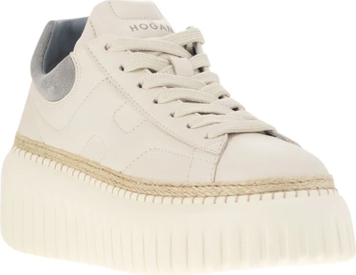 H-stripes - Leather Trainers - Image 2
