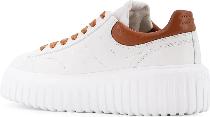 H-stripes Low-top Leather Sneakers - Image 3