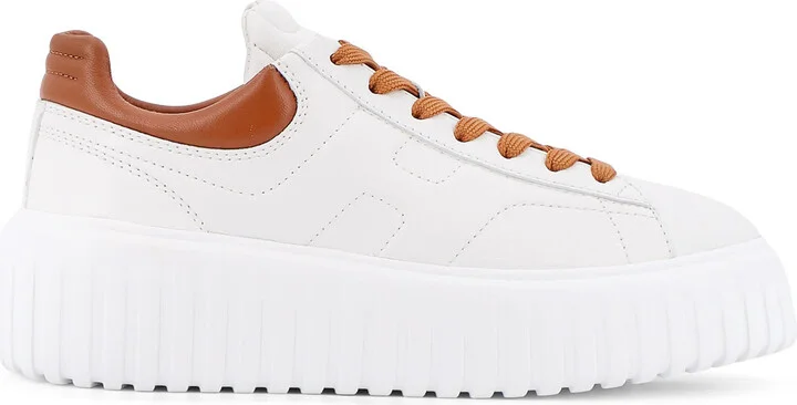 H-stripes Low-top Leather Sneakers