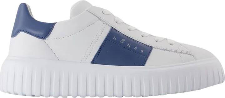 H Stripes Sneakers - Hogan - Leather - White