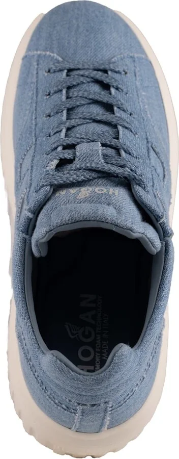 H-stripes Sneakers In Denim - Image 3