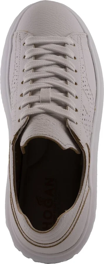 H-stripes Sneakers In Hammered Leather - Image 3