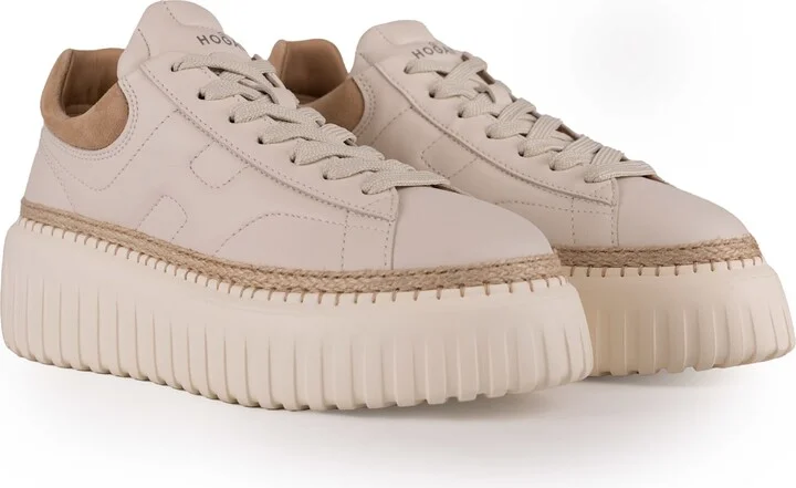H-stripes Sneakers In Leather - Image 4