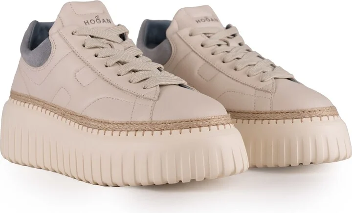 H-stripes Sneakers In Leather - Image 4