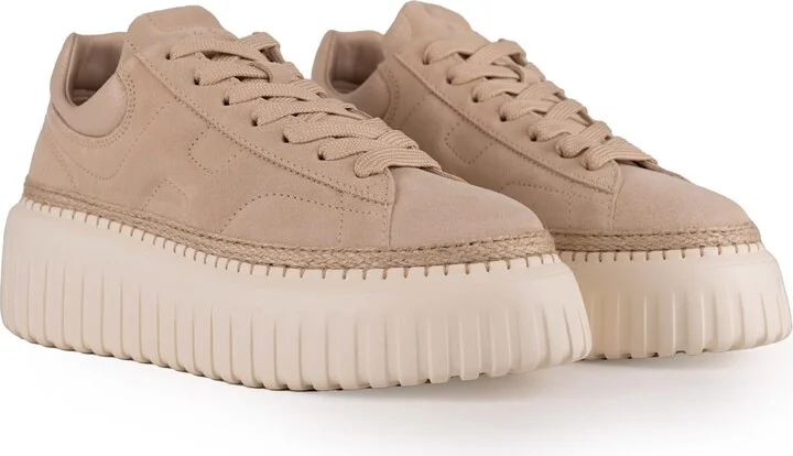 H-stripes Sneakers In Suede - Image 4
