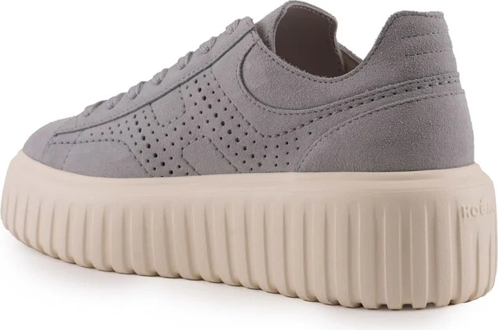 H-stripes Sneakers In Suede - Image 2