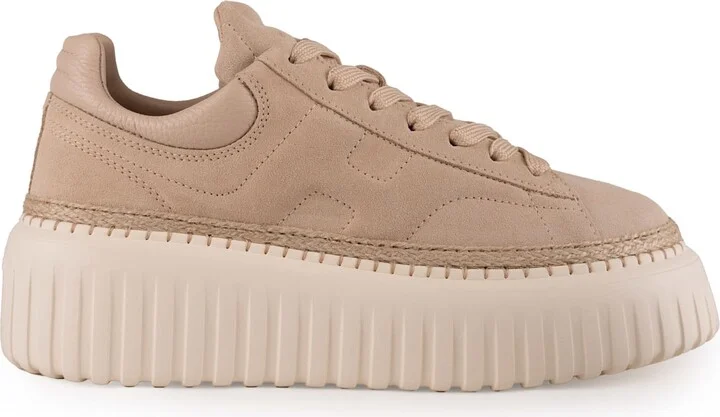 H-stripes Sneakers In Suede
