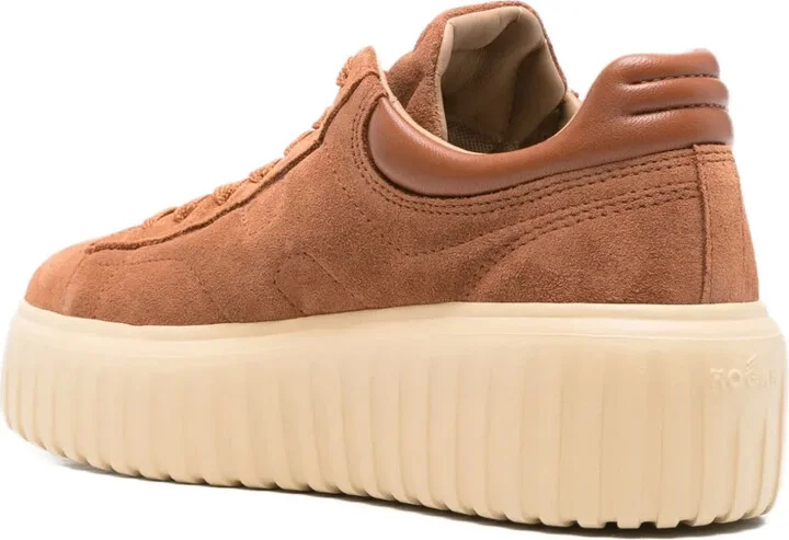 H-Stripes suede platform sneakers - Image 3