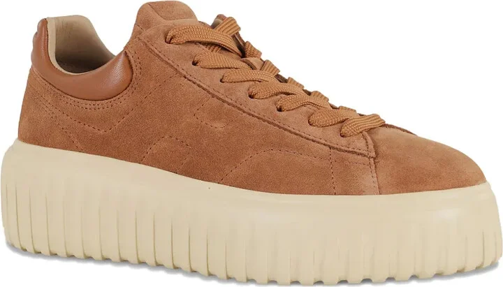 H-Stripes suede platform sneakers - Image 2