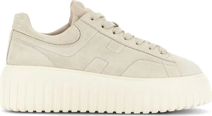 H-Stripes suede sneakers