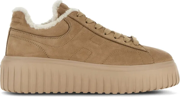 H-Stripes suede sneakers