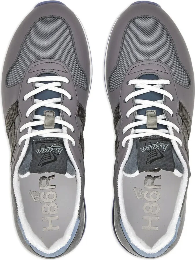 H383 panelled lace-up sneakers - Image 5