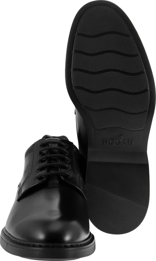 H576 - Derby Lace-ups With Rubber Bottom - Image 5