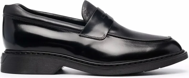 H576 low-heel loafers