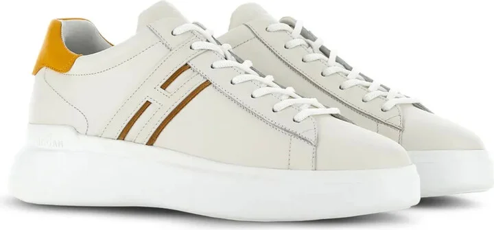 H580 leather lace-up sneakers - Image 2