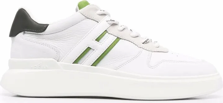 H580 panelled low-top sneakers