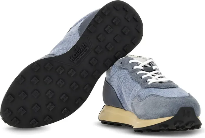 H601 lace-up suede sneakers - Image 4