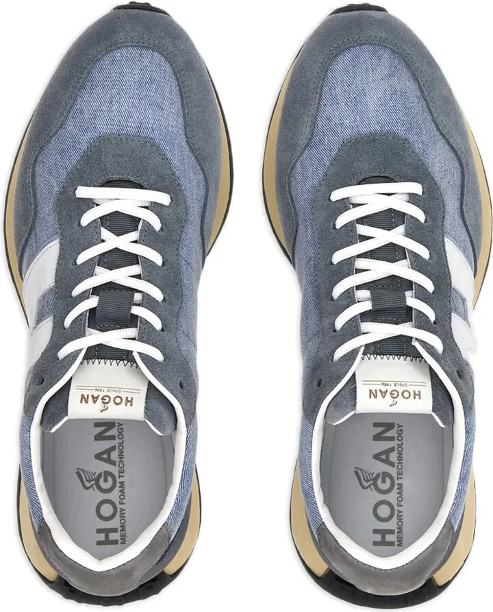H601 lace-up suede sneakers - Image 5