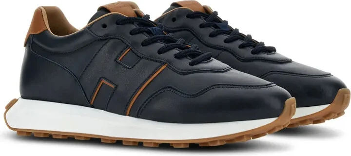 H601 leather lace-up sneakers - Image 2