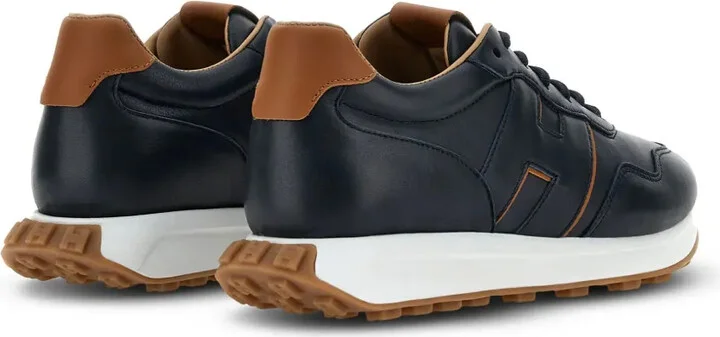 H601 leather lace-up sneakers - Image 3