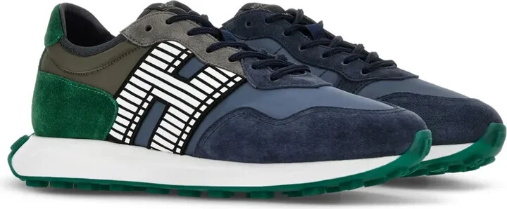 H601 panelled suede sneakers - Image 2