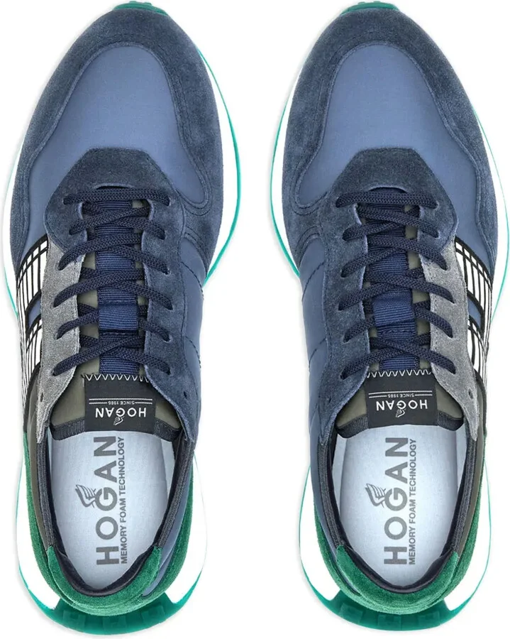 H601 panelled suede sneakers - Image 5