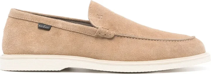 H616 suede loafers