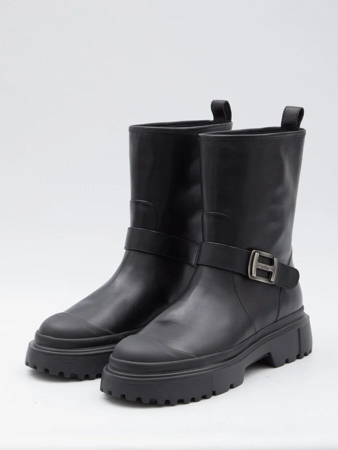 H619 Biker Boots - Image 2