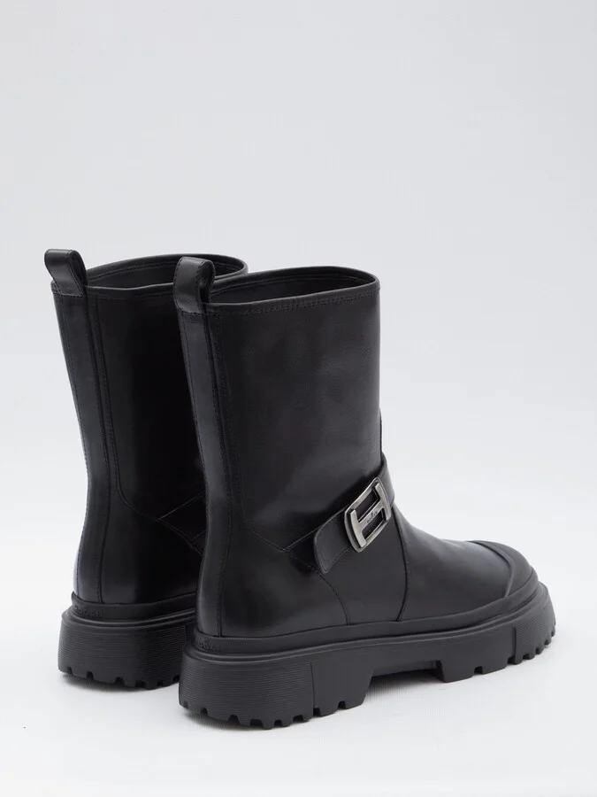 H619 Biker Boots - Image 3