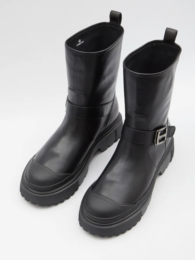 H619 Biker Boots - Image 5