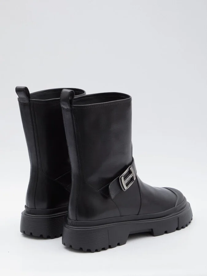 H619 Biker Boots - Image 3