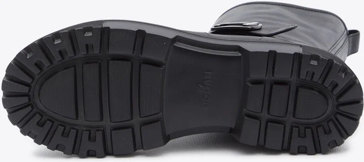 H619 Biker Boots in Leather - Image 3