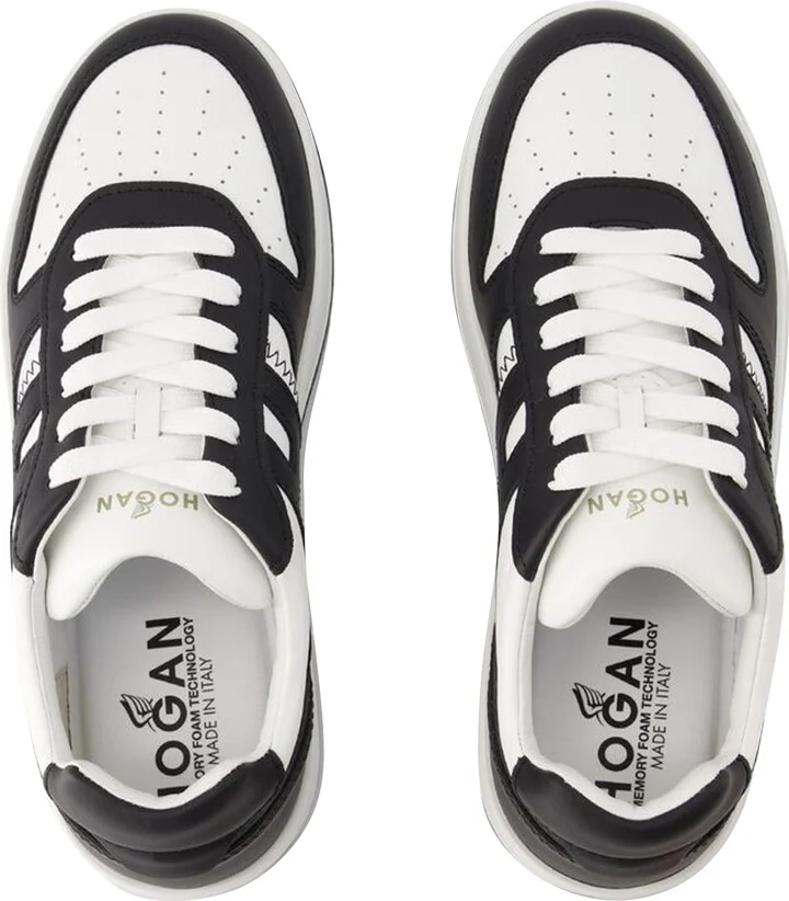 H630 Allacciato Sneakers - Hogan - Leather - Black