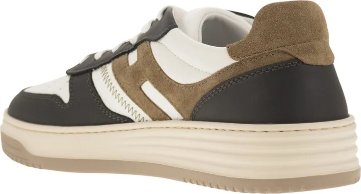 H630 - Leather Lace-up Trainers - Image 3
