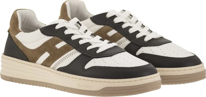 H630 - Leather Lace-up Trainers - Image 4