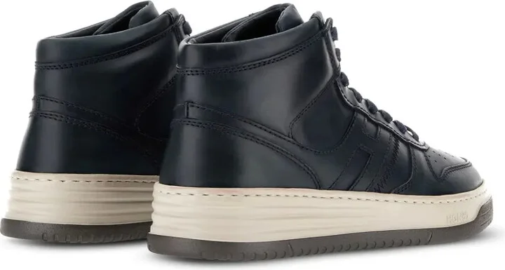 H630 logo-patch leather sneakers - Image 3