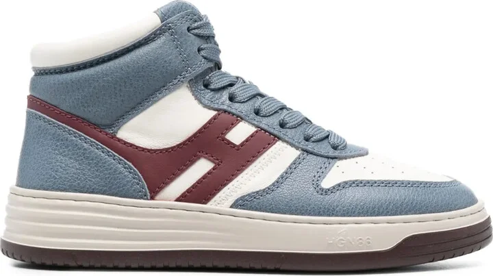 H630 panelled high-top sneakers