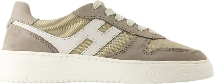 H630 Sneakers - Hogan - Leather - Khaki