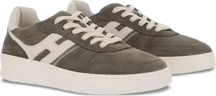 H630 suede leather logo sneakers - Image 2
