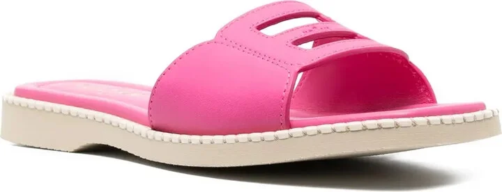 H638 flat leather sandals - Image 2