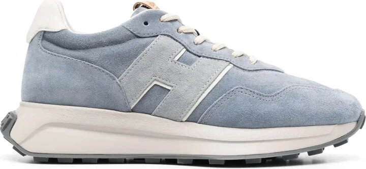 H641 chunky suede sneakers