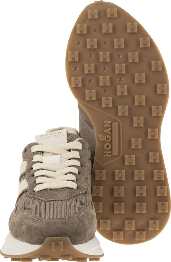 H641 - Leather And Canvas Trainers - Image 5