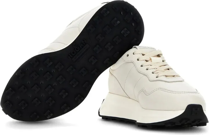 H641 panelled lace-up sneakers - Image 4