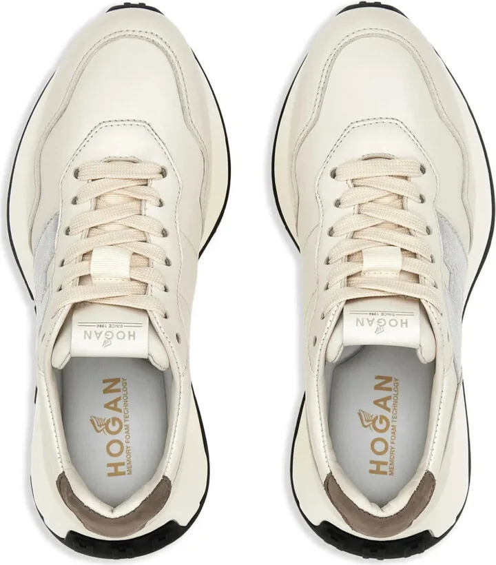 H641 panelled lace-up sneakers - Image 5
