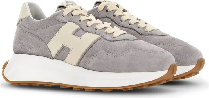 H641 panelled lace-up sneakers - Image 2