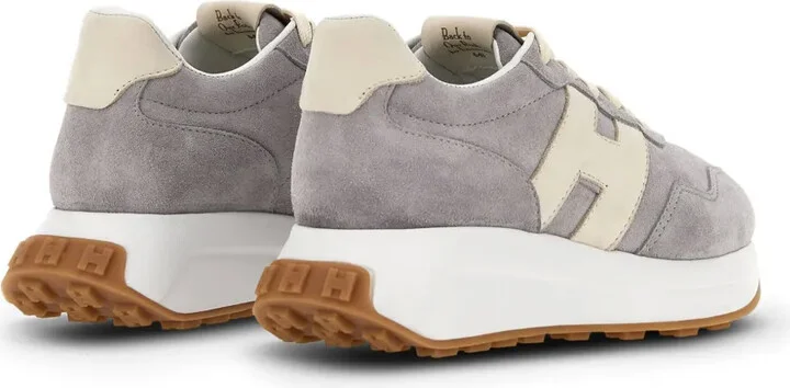 H641 panelled lace-up sneakers - Image 3