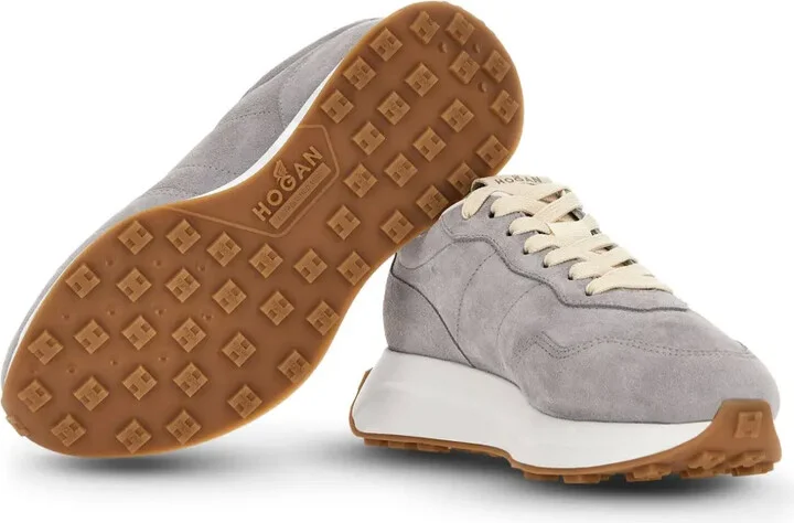 H641 panelled lace-up sneakers - Image 4