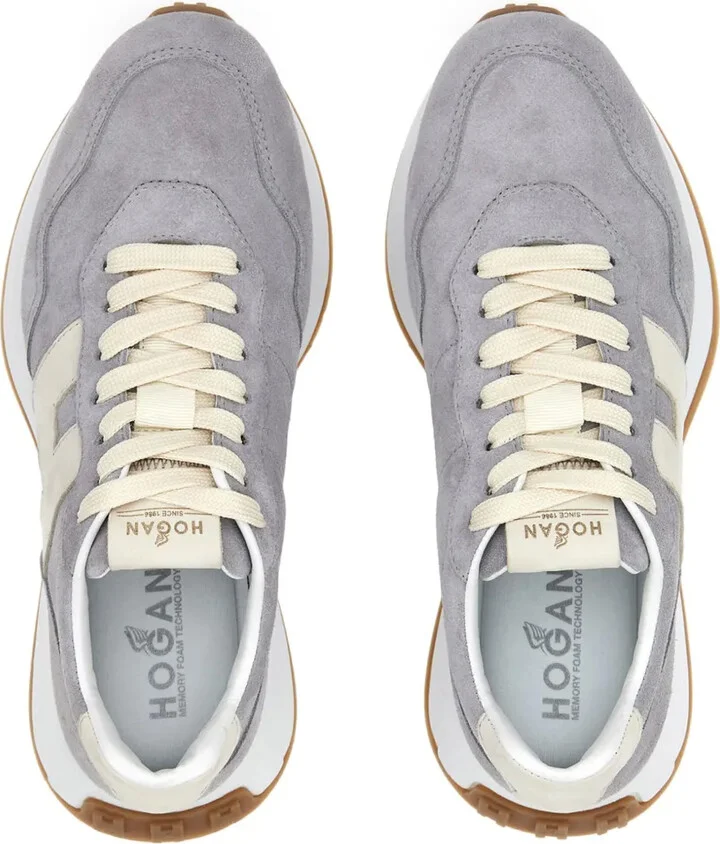 H641 panelled lace-up sneakers - Image 5
