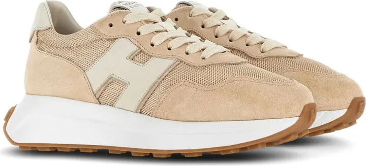 H641 panelled lace-up sneakers - Image 2